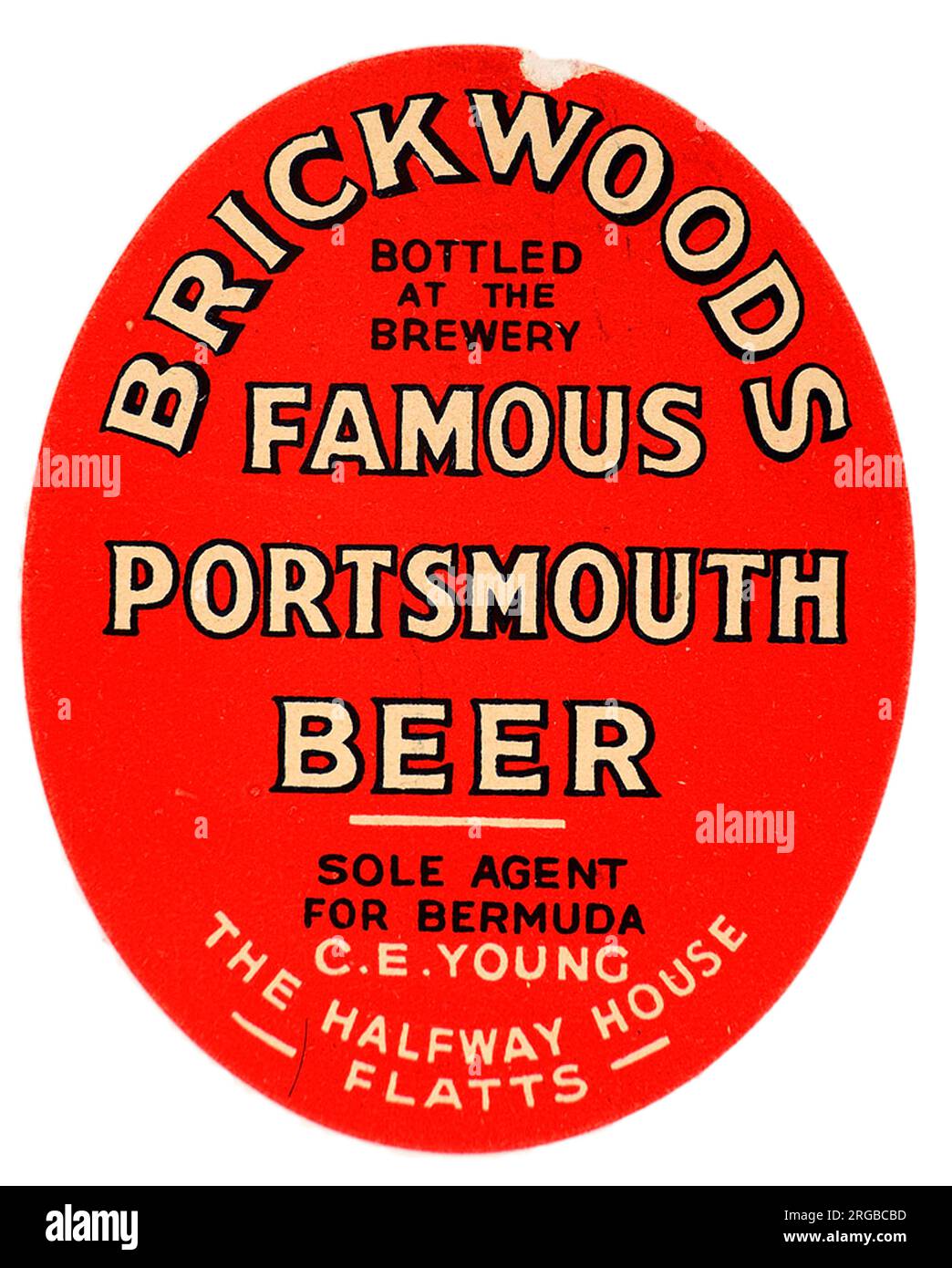 Brickwoods célèbre Portsmouth bière Banque D'Images