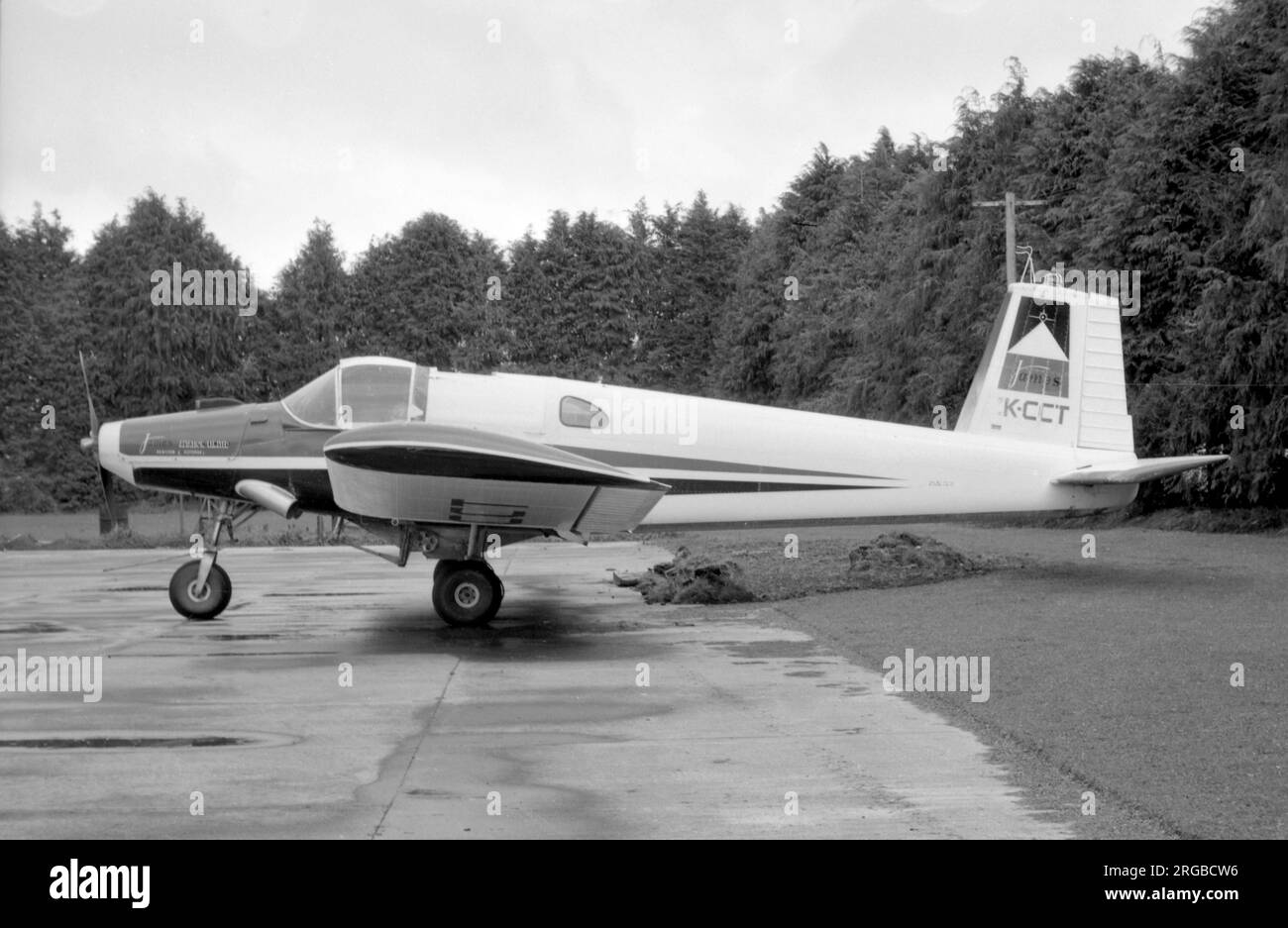 Fletcher FU-24 ZK-CCT (msn 102), de James Aviation Ltd., à Hamilton (Nouvelle-Zélande), en octobre 1963. Banque D'Images