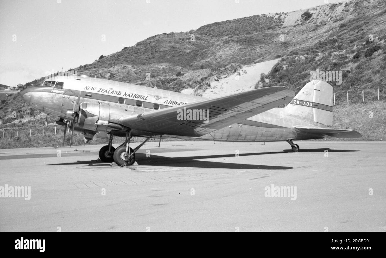 Douglas DC-3 ZK-AQU 'Pihoihoi' (msn 16386 Banque D'Images