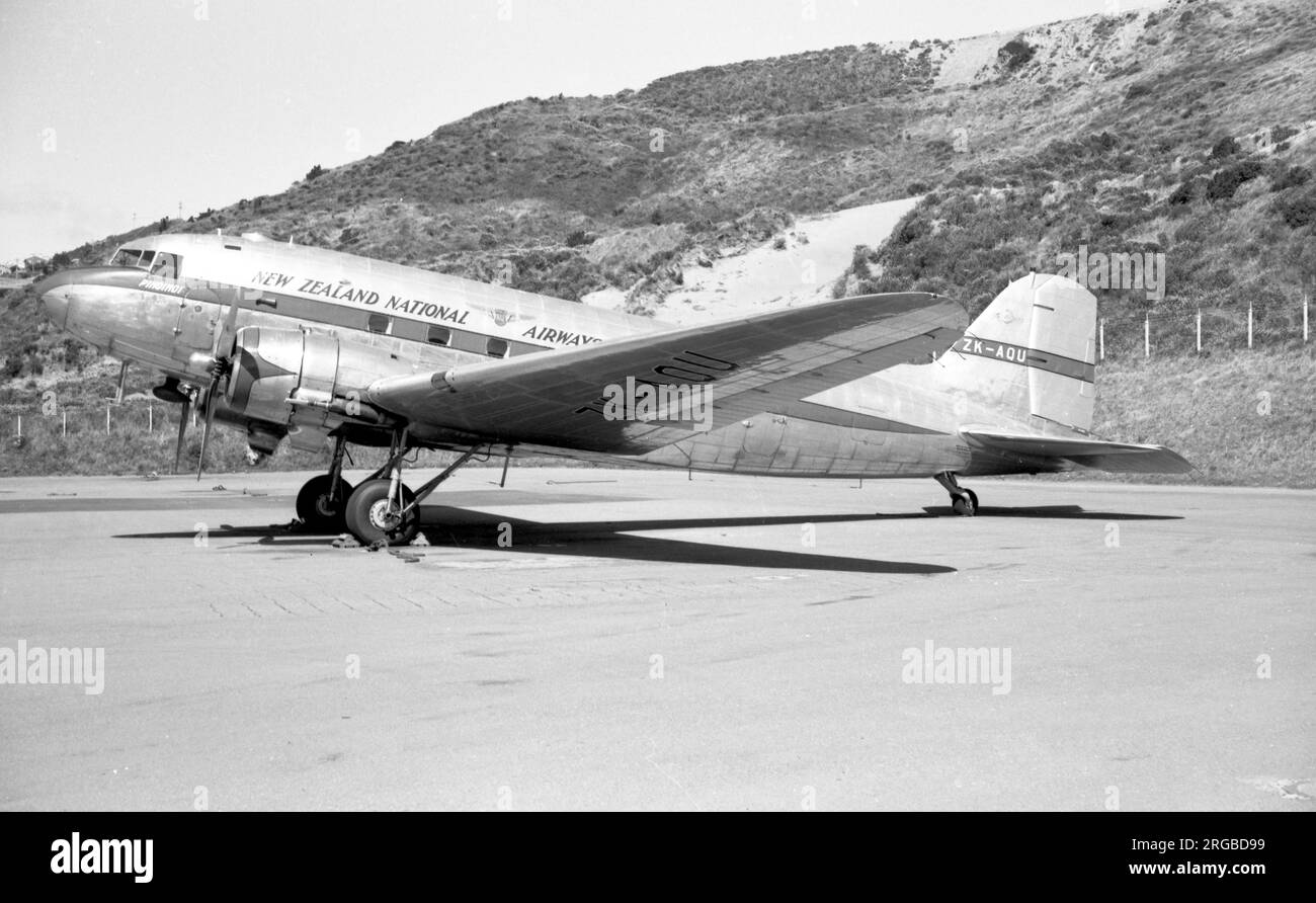 Douglas DC-3 ZK-AQU 'Pihoihoi' (msn 16386 Banque D'Images