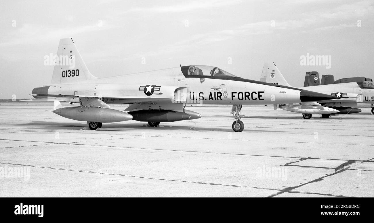 United States Air Force - Northrop F-5E Tiger II 72-01390 (msn), de la 58th tactique Fighter Wing, Air Force Research & Development Centre, à la base aérienne Edwards, le 5 octobre 1982. Banque D'Images