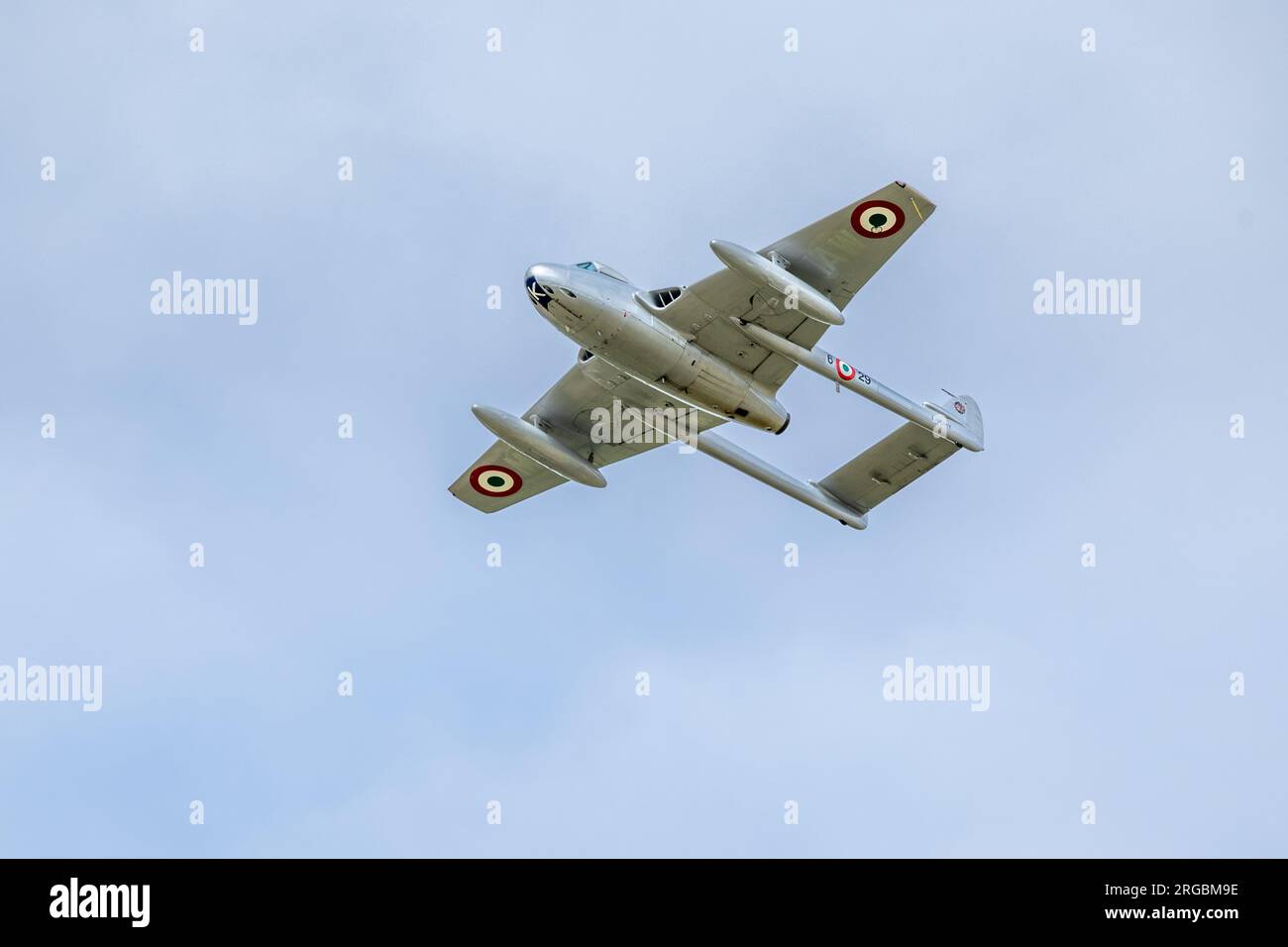 Escadron historique de la Force aérienne norvégienne - de Havilland Vampire FB.52, Banque D'Images