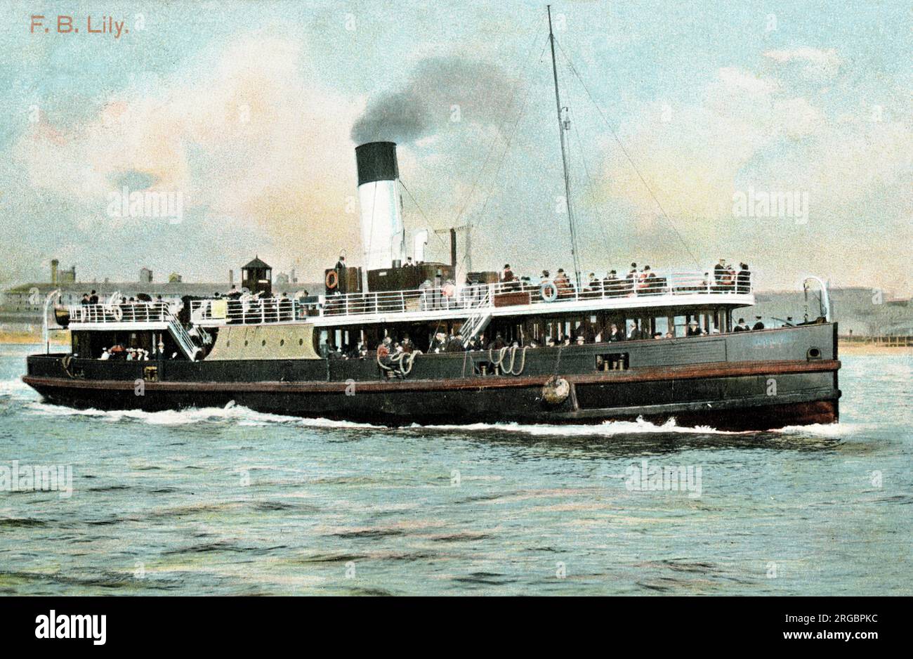 F B Lily, ferry de Liverpool Banque D'Images