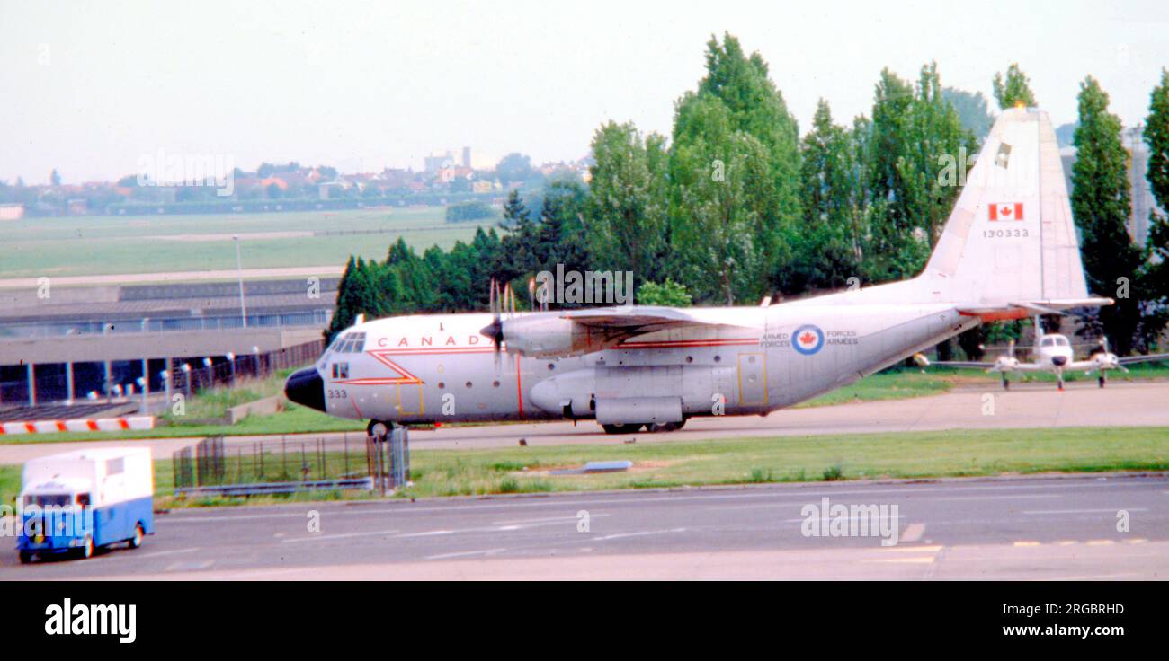 Forces armées canadiennes - Lockheed C-130H Hercules 130333 (msn 4574), à l'aéroport de Paris-Orly le 17 juin 1979 Banque D'Images