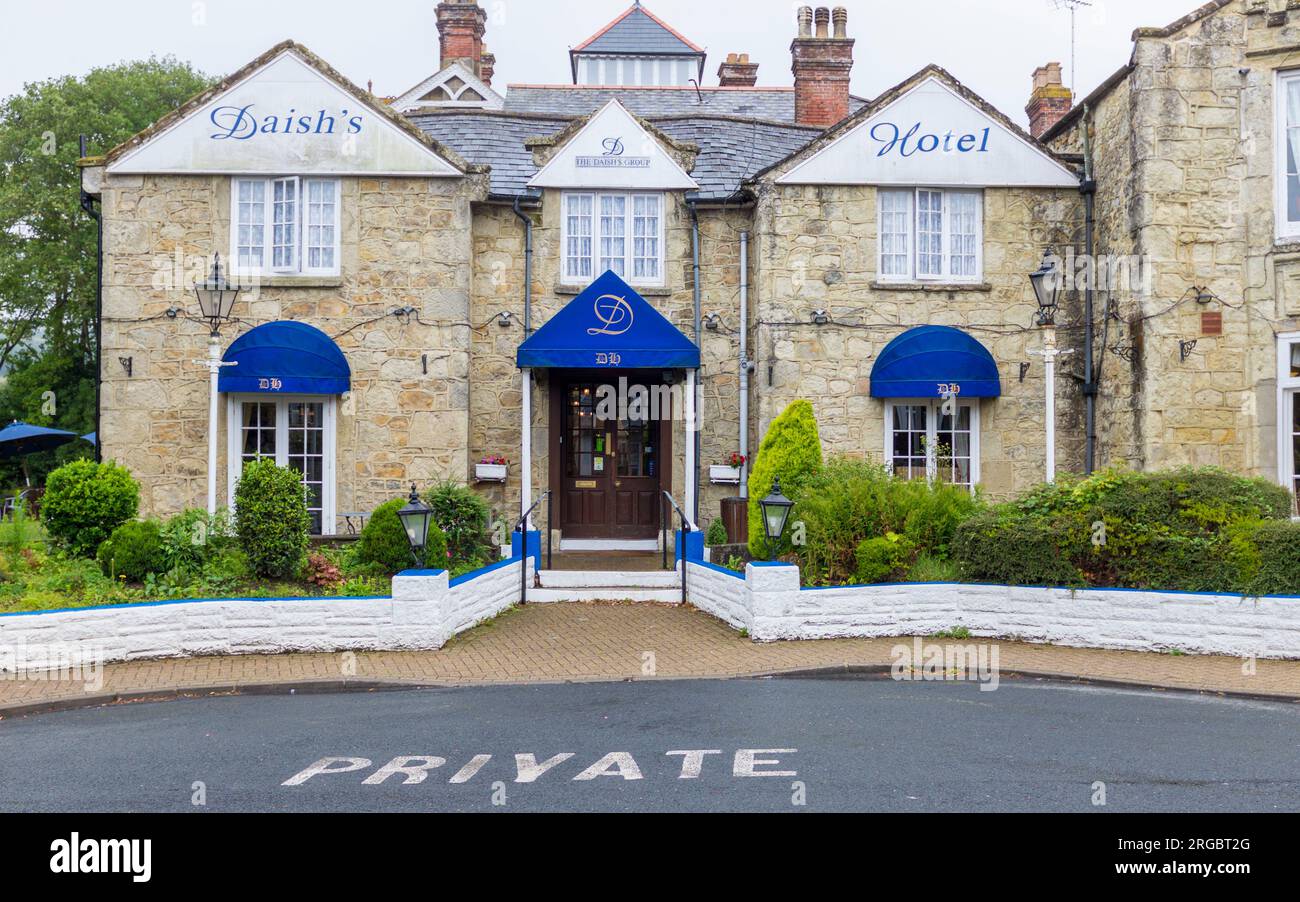 Daish's Hotel à Shanklin Old Village dans l'île de Wight, Angleterre, Royaume-Uni Banque D'Images