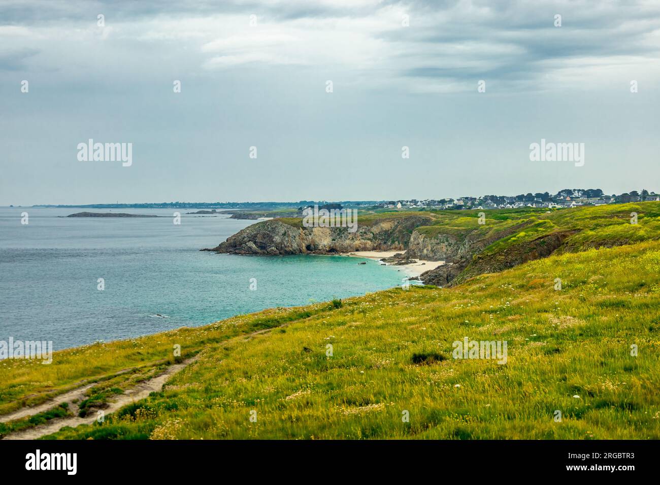 Sur la route dans la belle Bretagne avec tous ses points forts - France Banque D'Images