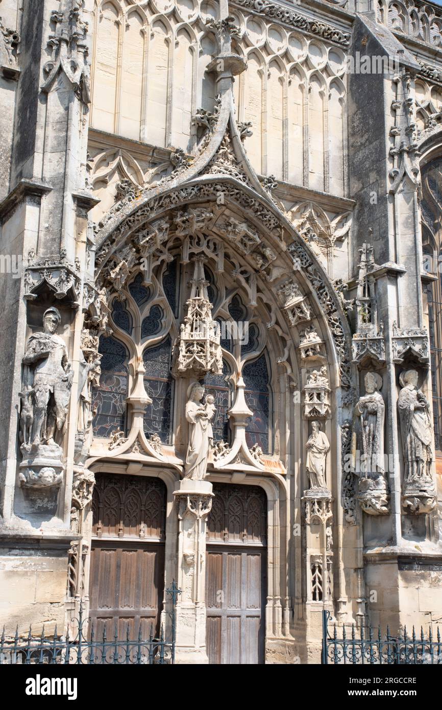La chapelle Saint-Nicolas, Montreuil-sur-mer Banque D'Images