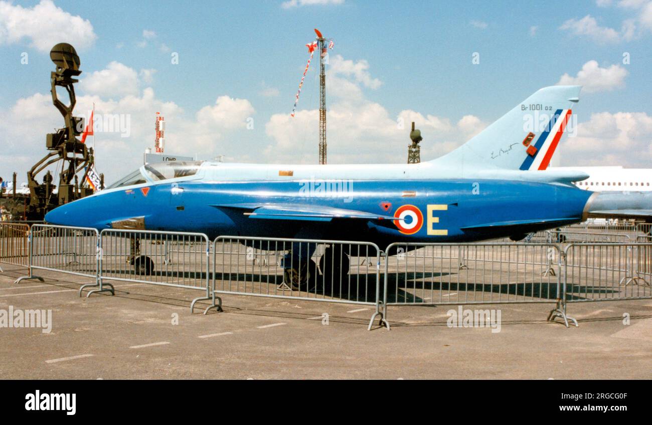 Breguet BR.1001 Taon 02 - E (msn 2), au Musée de l'air et de l'espace, le Bourget, près de Paris. Le Taon était un concurrent non réussi de la compétition OTAN 'LWSF' (Light Weight Strike Fighter), remportée par la Fiat G.91. Banque D'Images