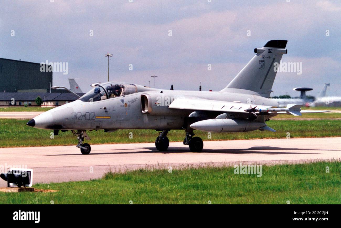 Aeronautica Militare Italiano - AMX international AMX MM7192 - 32-02 (msn IX104). (Aeronautica Militare Italiano - Aviation italienne) Banque D'Images