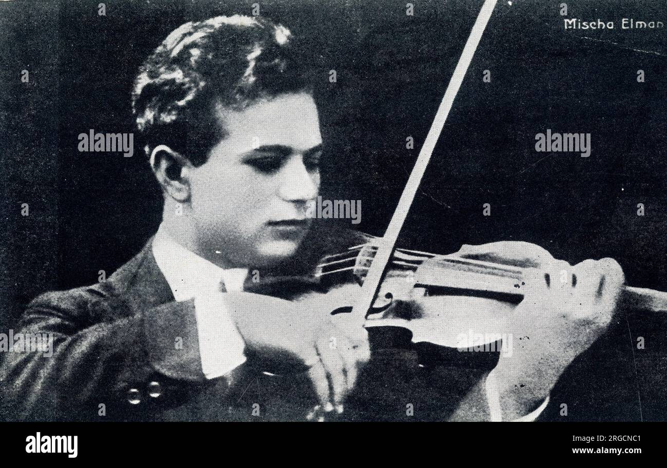 Mischa Elman (1891-1967), violoniste judéo-américain d'origine ukrainienne Banque D'Images