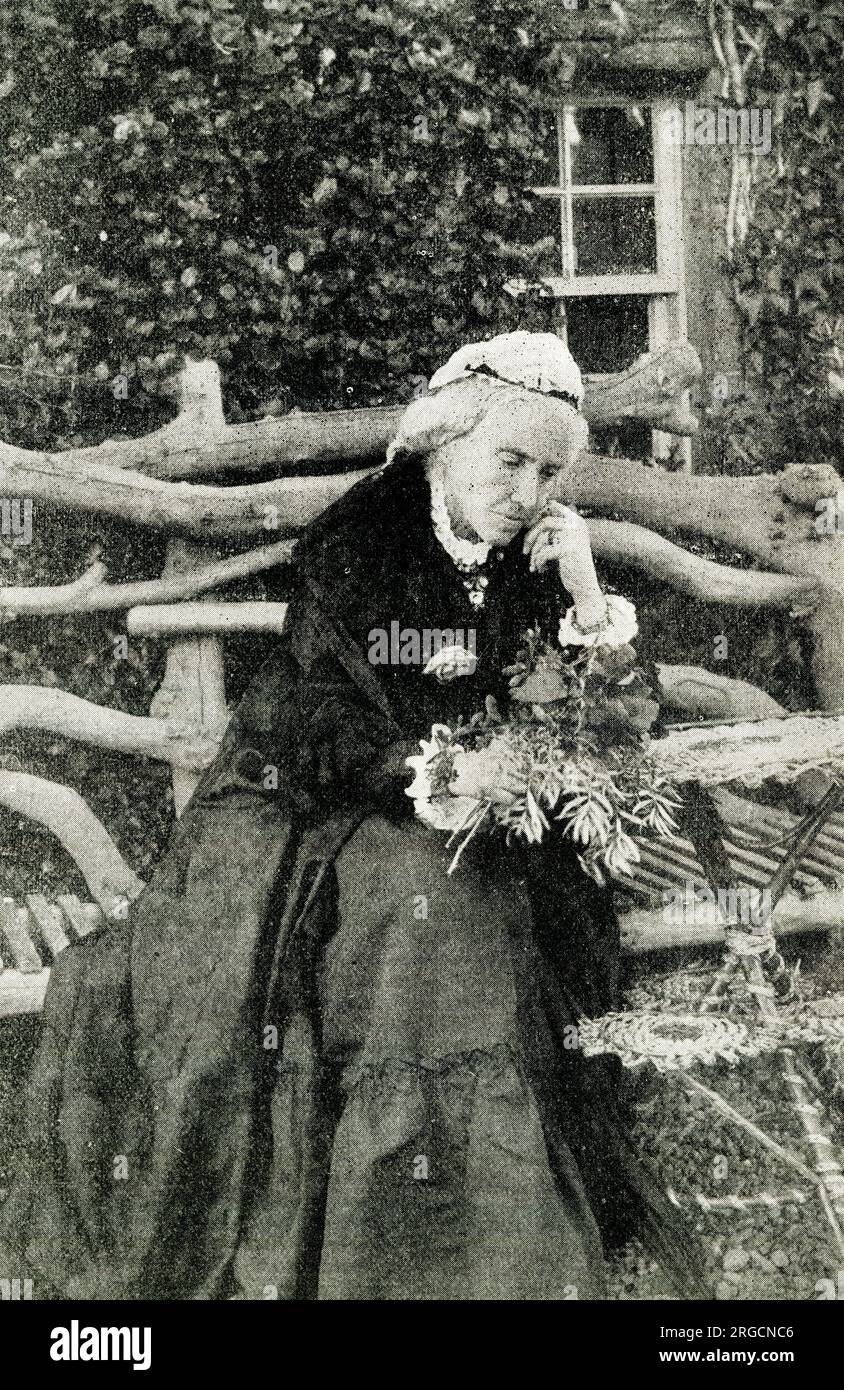 Catherine Gladstone (1812-1900), épouse de William Ewart Gladstone, premier ministre libéral. Elle a été la fondatrice de maisons de convalescence et d'orphelinats. Banque D'Images