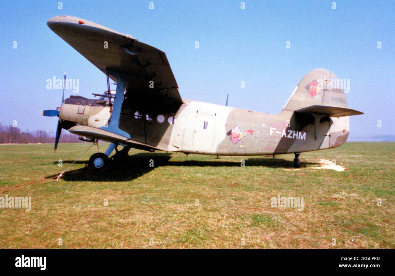 Antonov an-2 F-AZHM (msn 17562). De l'Amicale Jean Baptiste Salis. Banque D'Images