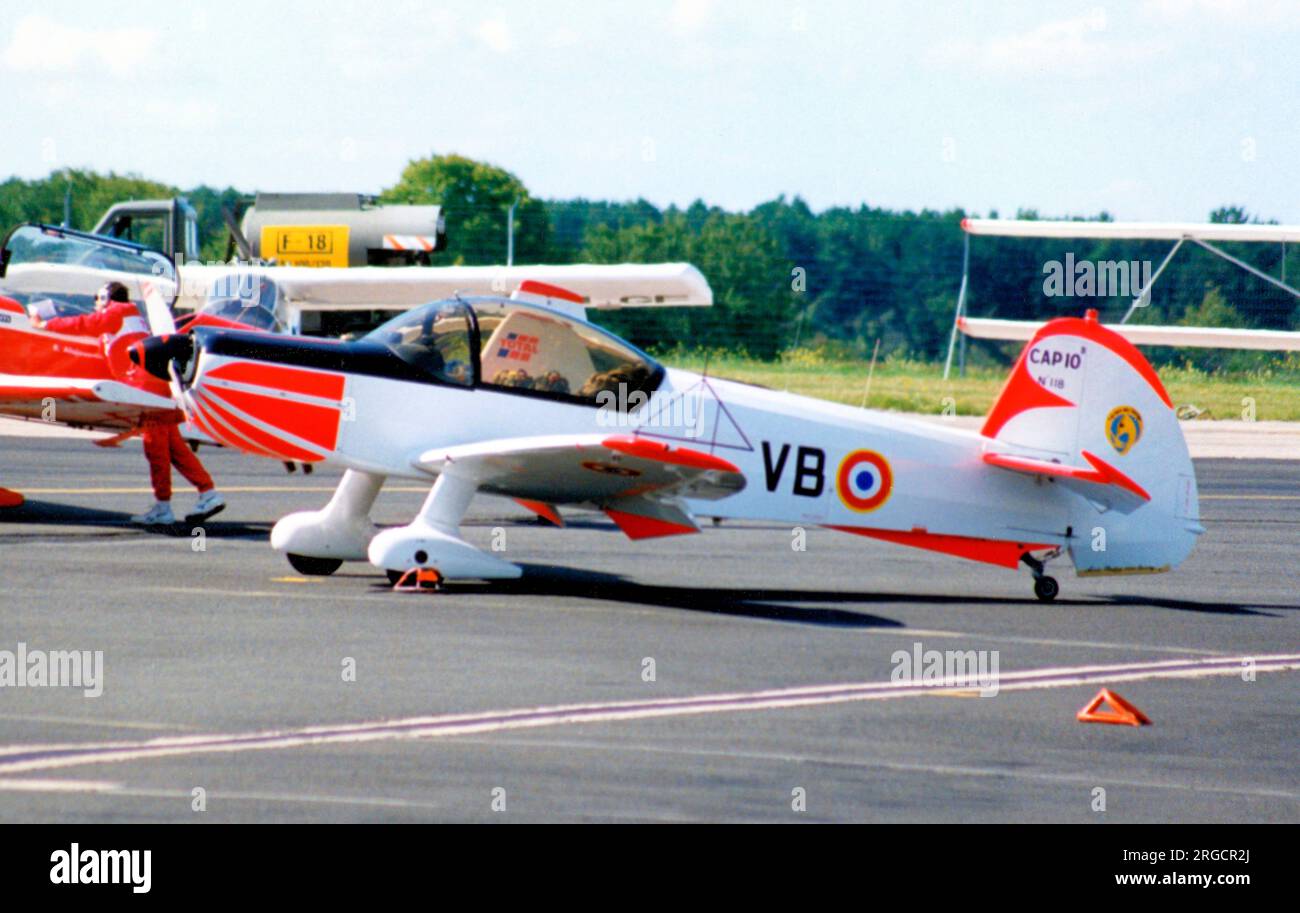 Armee de l'Air - Mudry CAP 10B 118 / VB (msn 118), à la base eyrienne 112 Reims-Champagne le 14 septembre 1997. (Armée de l'Air - Force aérienne française). Banque D'Images
