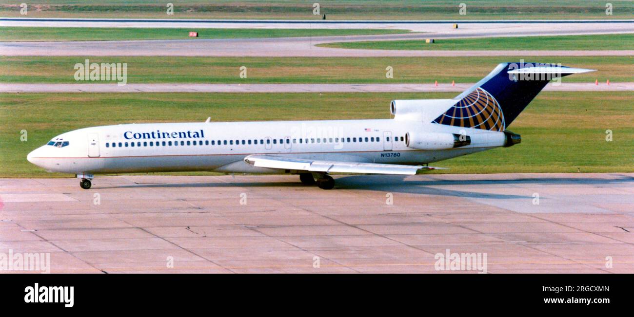 Boeing 727-232 N13780 (msn 20635 / 918), de Continental Air Lines. Banque D'Images