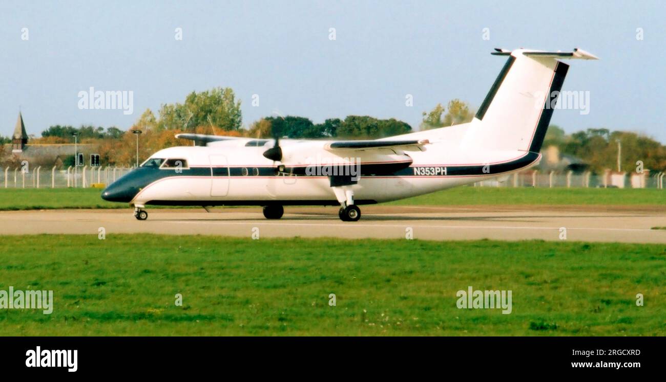 United States Air Force - de Havilland Canada DHC-8Q-202 N353PH (msn 496), de L-3 CIS-Win Win Services, exploité par le United States Air Force Special Operations Command. Banque D'Images