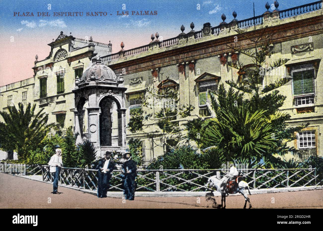 Îles Canaries - Plaza del Espiritu Santo, Las Palmas. Banque D'Images