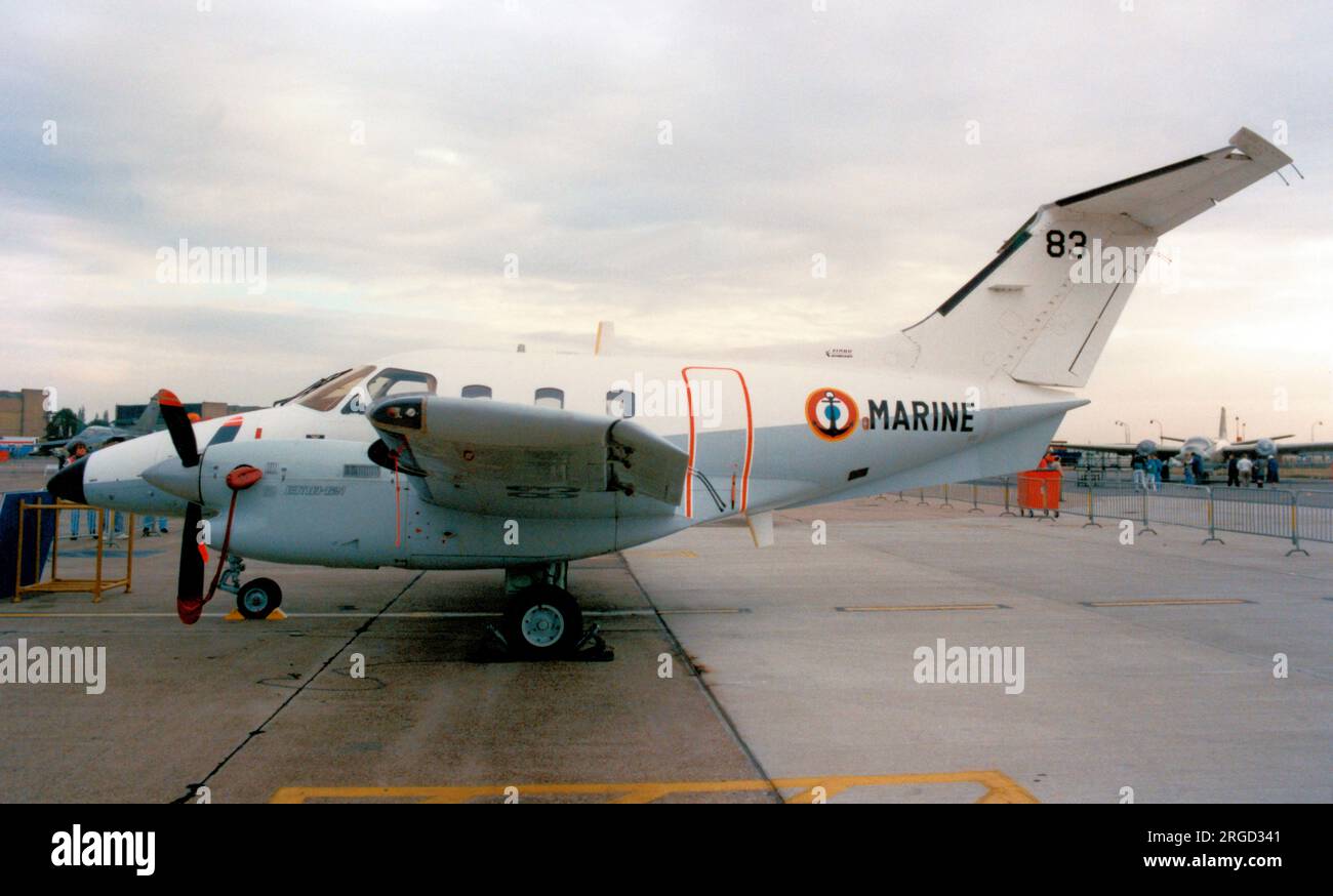 Aeronavale - Embraer EMB-121 Xingu 83 (msn 121-083) (Aeronavale - Aéronautique navale - Aviation navale) Banque D'Images