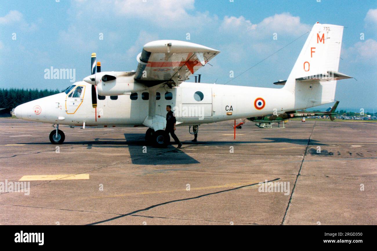 Armee de l'Air - de Havilland Canada DHC-6-300 Twin Otter 730 / CA, ex Force multinationale et observateurs (MFO) au Sinaï Egypte. (Armée de l'Air - Armée de l'Air française) Banque D'Images