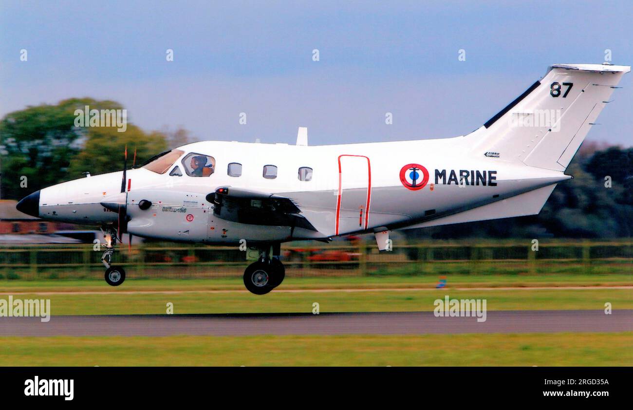 Aeronavale - Embraer EMB-121 Xingu 87 (msn 121-087) (Aeronavale - Aéronautique navale - Aviation navale) Banque D'Images