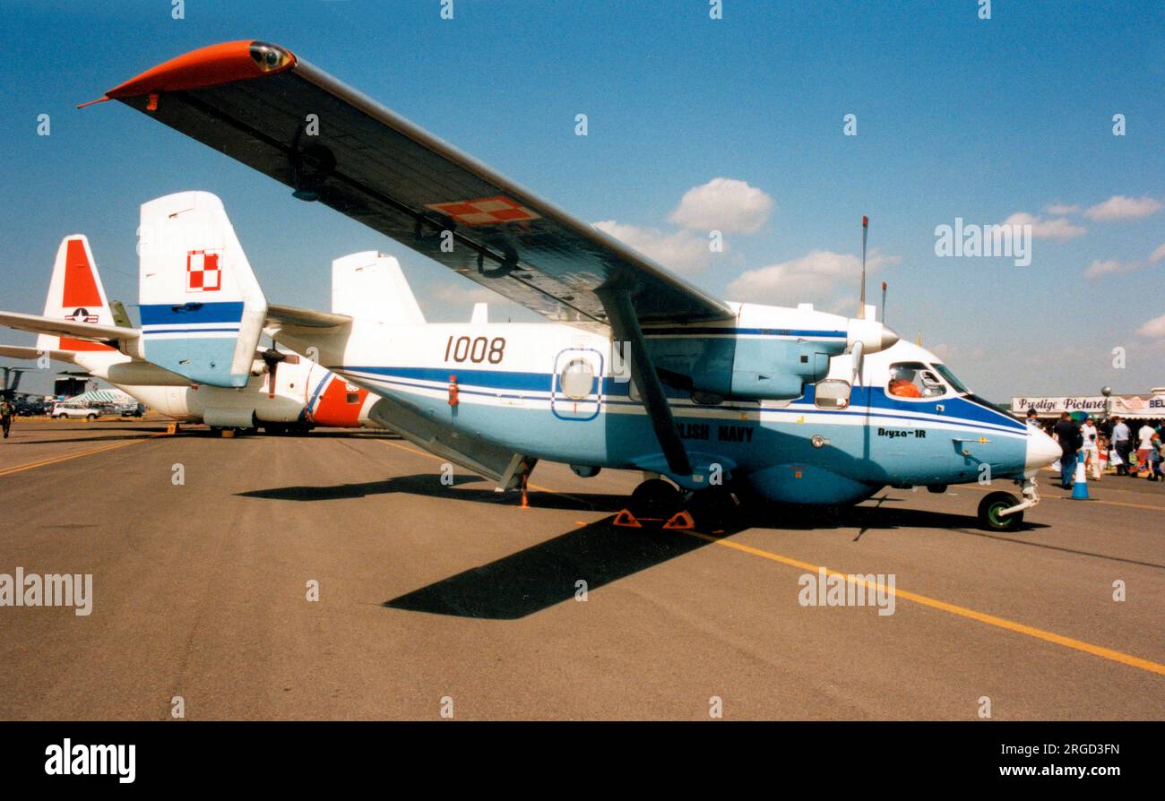 Marynarka Wojenna - PZL-Mielec M-28B1R Bryza 1008 (msn AJG001-02), de DLMW/Eskadra C, à RAF Fairford pour le riat le 24 juillet 1999. (Marynarka Wojenna - Marine polonaise) Banque D'Images