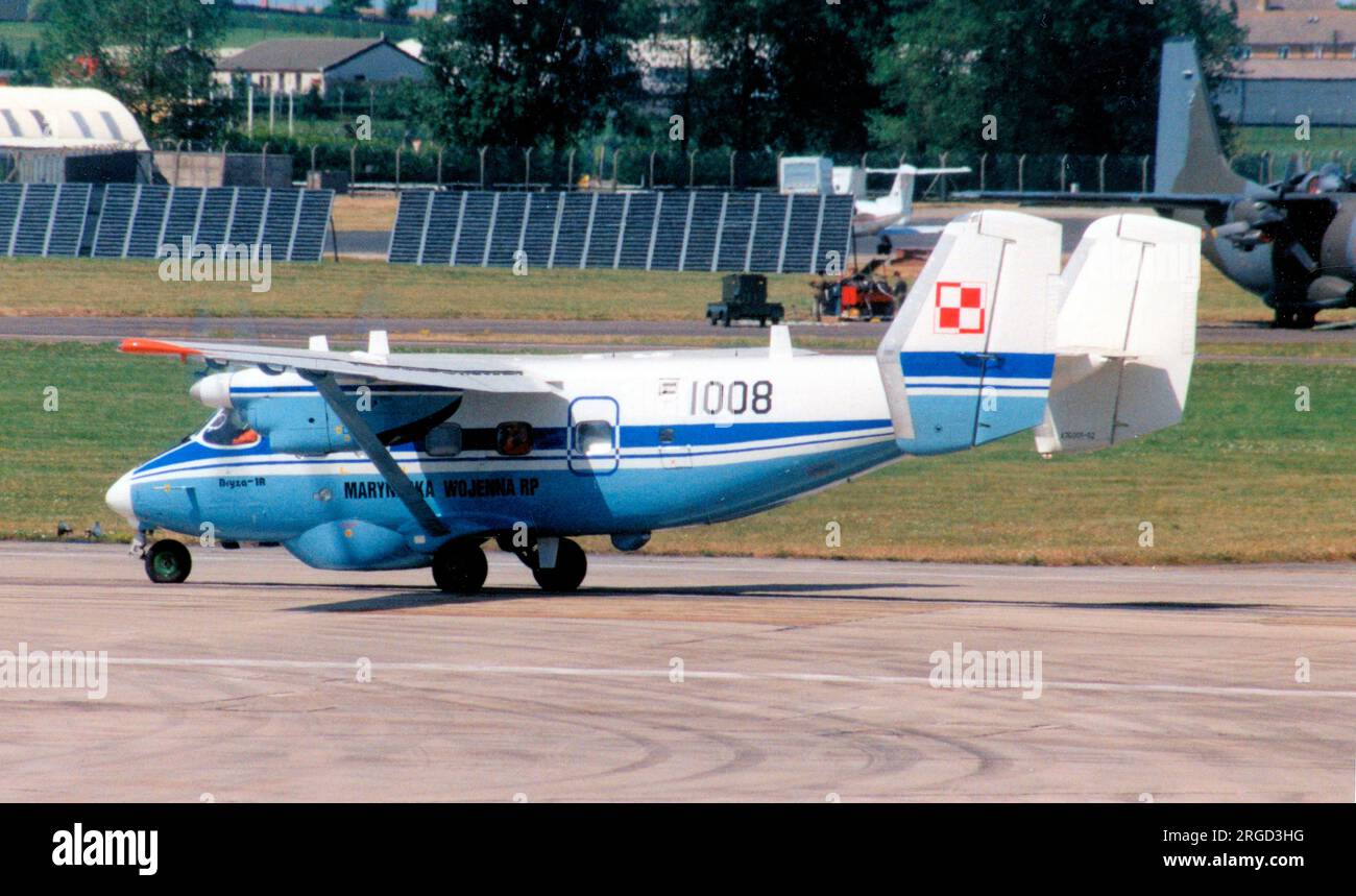 Marynarka Wojenna - PZL-Mielec M-28B1R Bryza 1008 (msn AJG001-02), de DLMW/Eskadra C, à RAF Fairford pour le riat le 24 juillet 1999. (Marynarka Wojenna - Marine polonaise) Banque D'Images