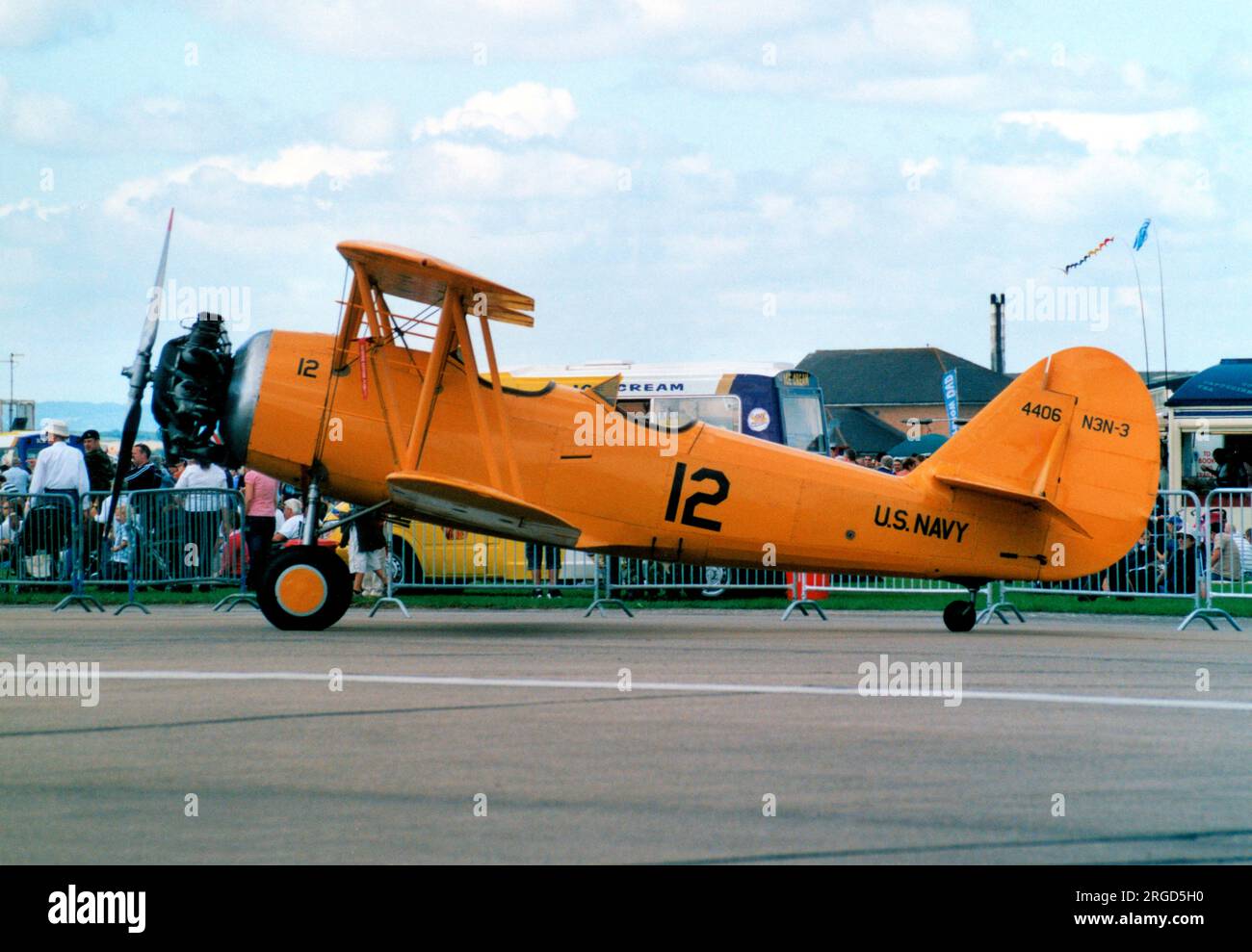 Naval Aircraft Factory N3N-3 G-ONAF - 4406. Banque D'Images