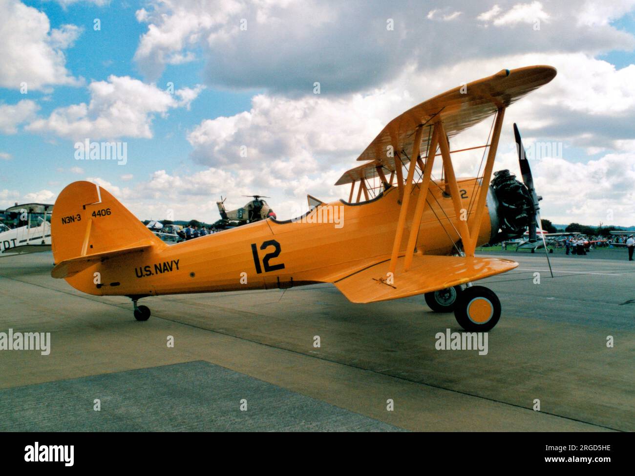 Naval Aircraft Factory N3N-3 G-ONAF - 4406. Banque D'Images