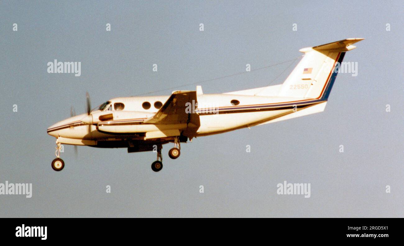 United States Army - Beech C-12C Huron 76-22550 (msn BC-026) Banque D'Images