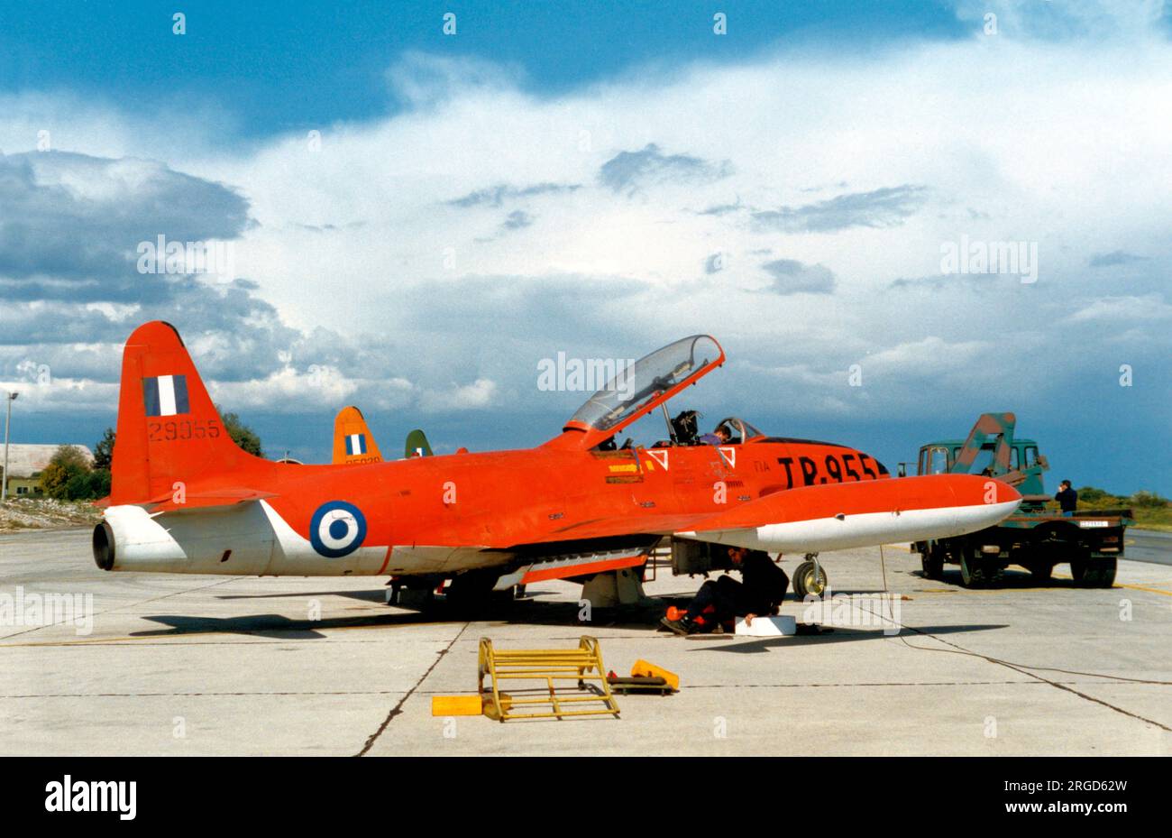 Hellenic Air Force - Lockheed T-33a-1-LO 52-9955 (MSN 580-8186), à Souda AB. Banque D'Images