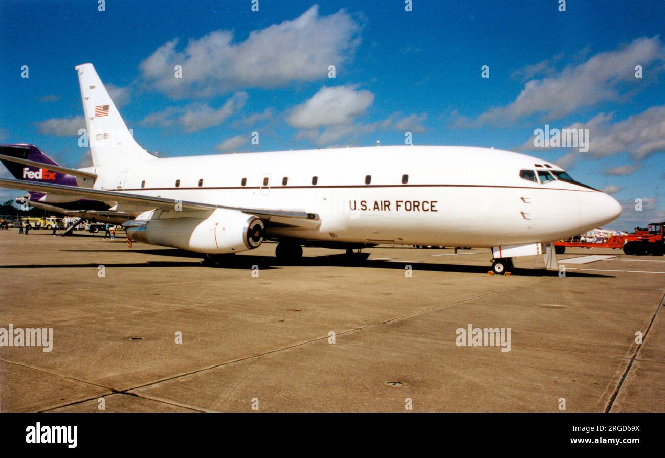 United States Air Force - Boeing CT-43a 72-0288 (msn 20695/345, 737-253), construit comme entraîneur de navigation T-43a et converti à la norme C T-43a en tant que transport d'état-major ou de commandement. Banque D'Images
