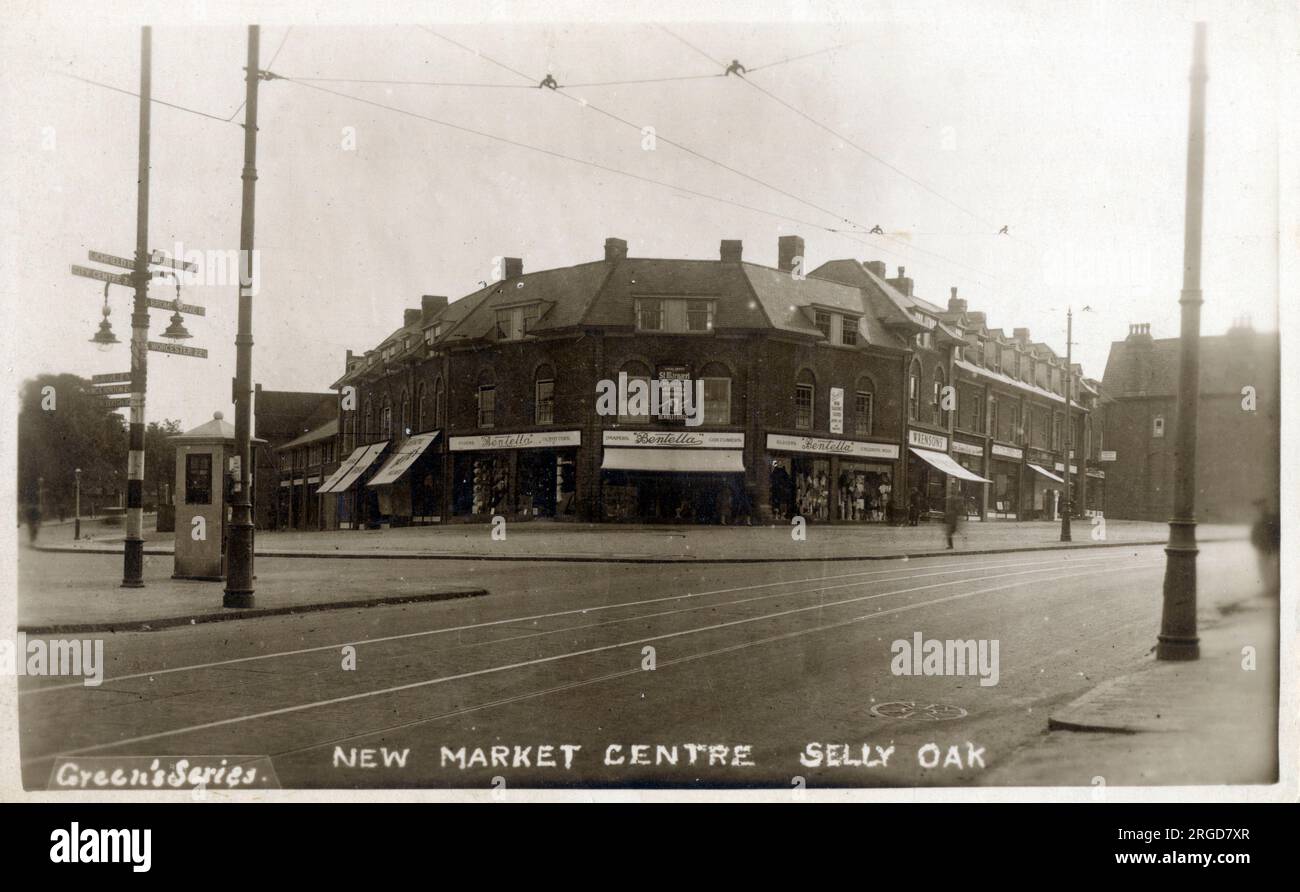 New Market Centre, Selly Oak, Bristol Road, Bournville, Birmingham. Banque D'Images