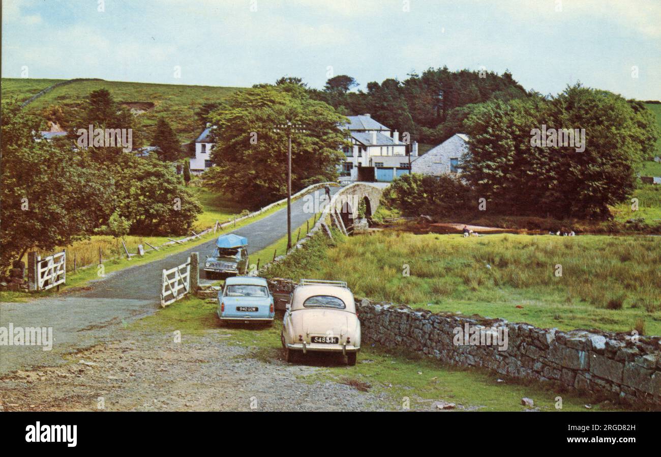 Two Bridges, Dartmoor, Devon Banque D'Images