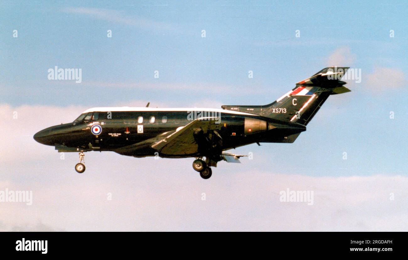 Royal Air Force - Hawker Siddeley Dominie T.1 XS713 / C (msn 25041), du No.55(R) Squadron. Banque D'Images