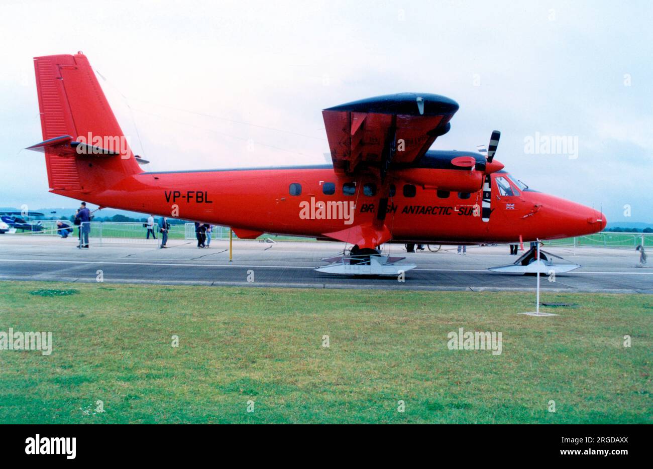 De Havilland Canada DHC-6-300 Twin Otter VP-FBL (msn 839), du British Antarctic Survey. Banque D'Images
