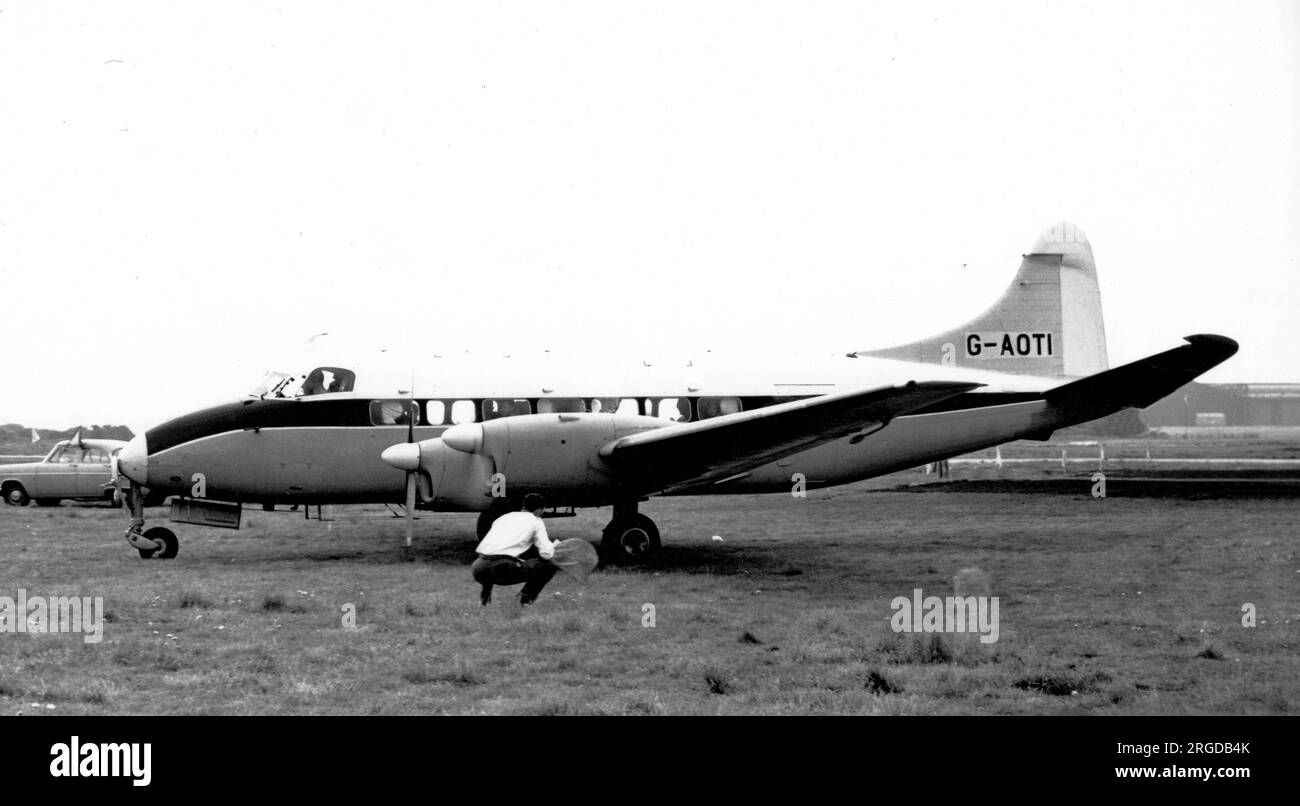 De Havilland DH.114 Heron G-AOTI (msn 14107). Banque D'Images