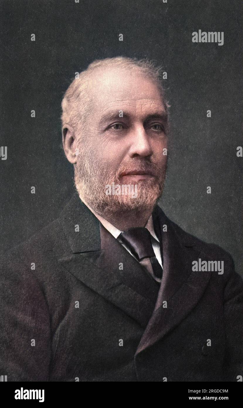 GEORGE JOHN SHAW-LEFEVRE (1831 - 1928), HOMME D'ÉTAT. Banque D'Images