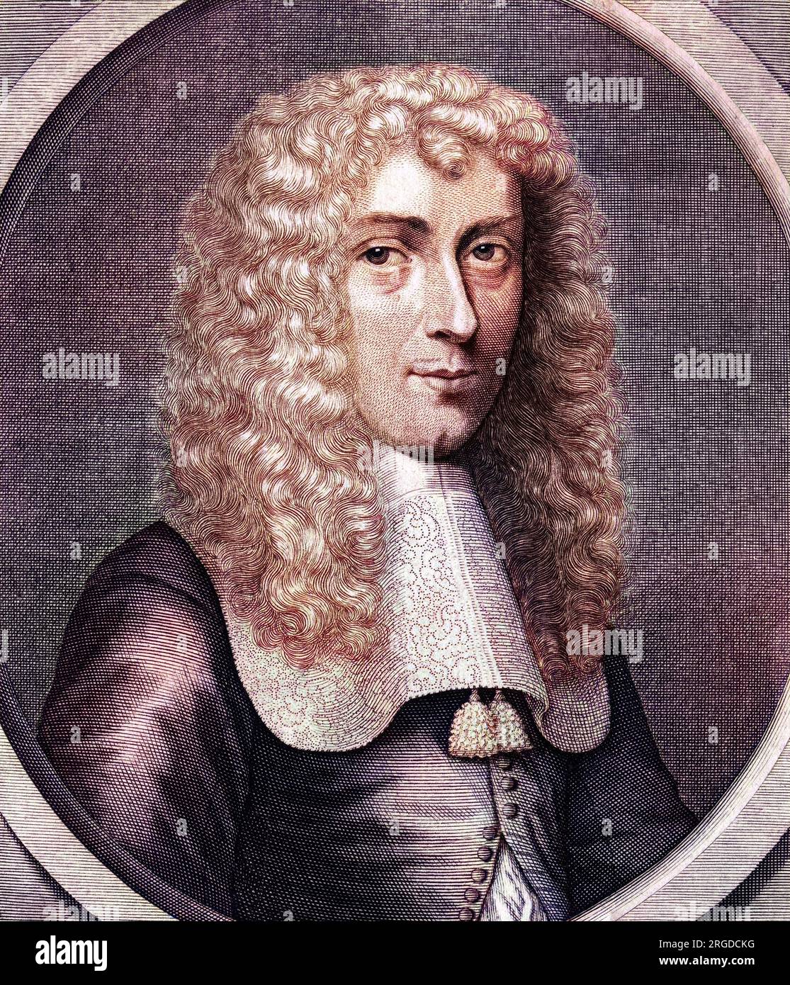 EZECHIEL SPANHEIM homme d'Etat suisse-allemand et érudit Banque D'Images