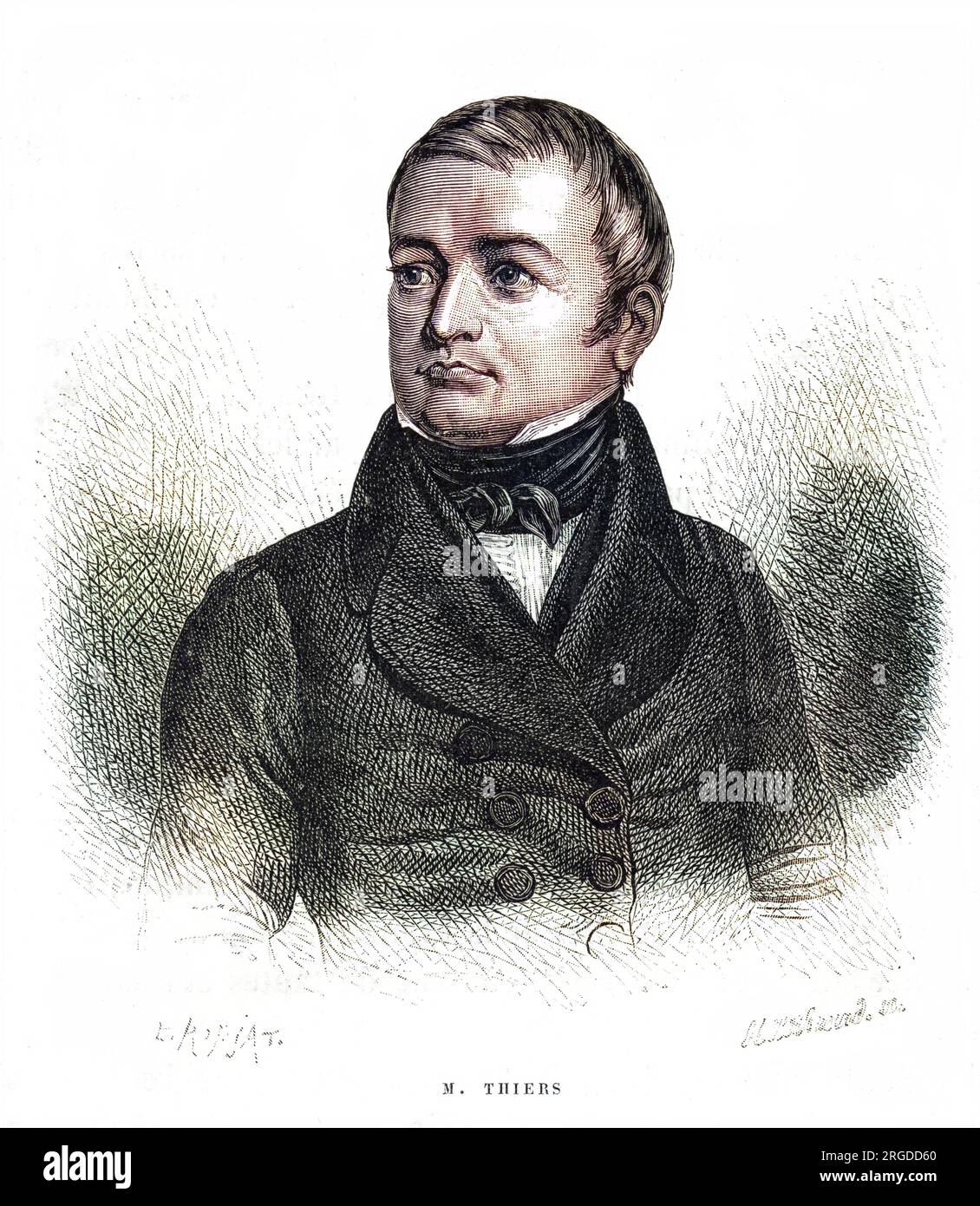 LOUIS-ADOLPHE THIERS Homme d'État et historien français Banque D'Images