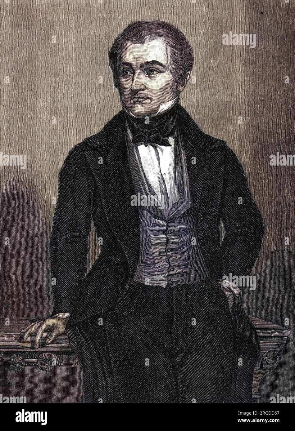 LOUIS-ADOLPHE THIERS (1797 - 1877), homme d'État et historien français d'âge moyen. Banque D'Images