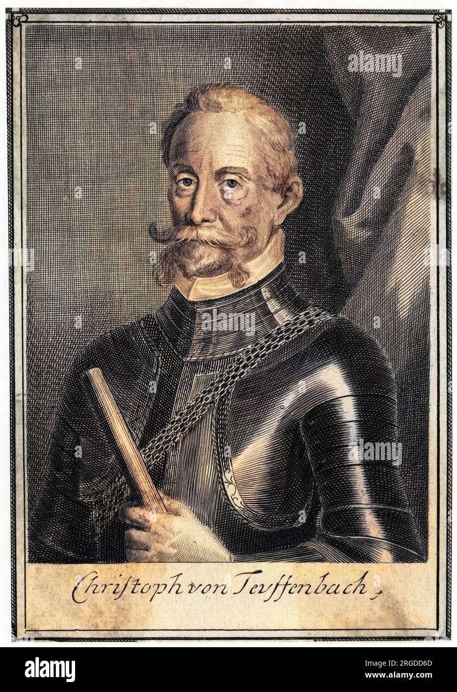 FRANZ CHRISTOPH freiherr von TEUFFENBACH commandant militaire autrichien Banque D'Images