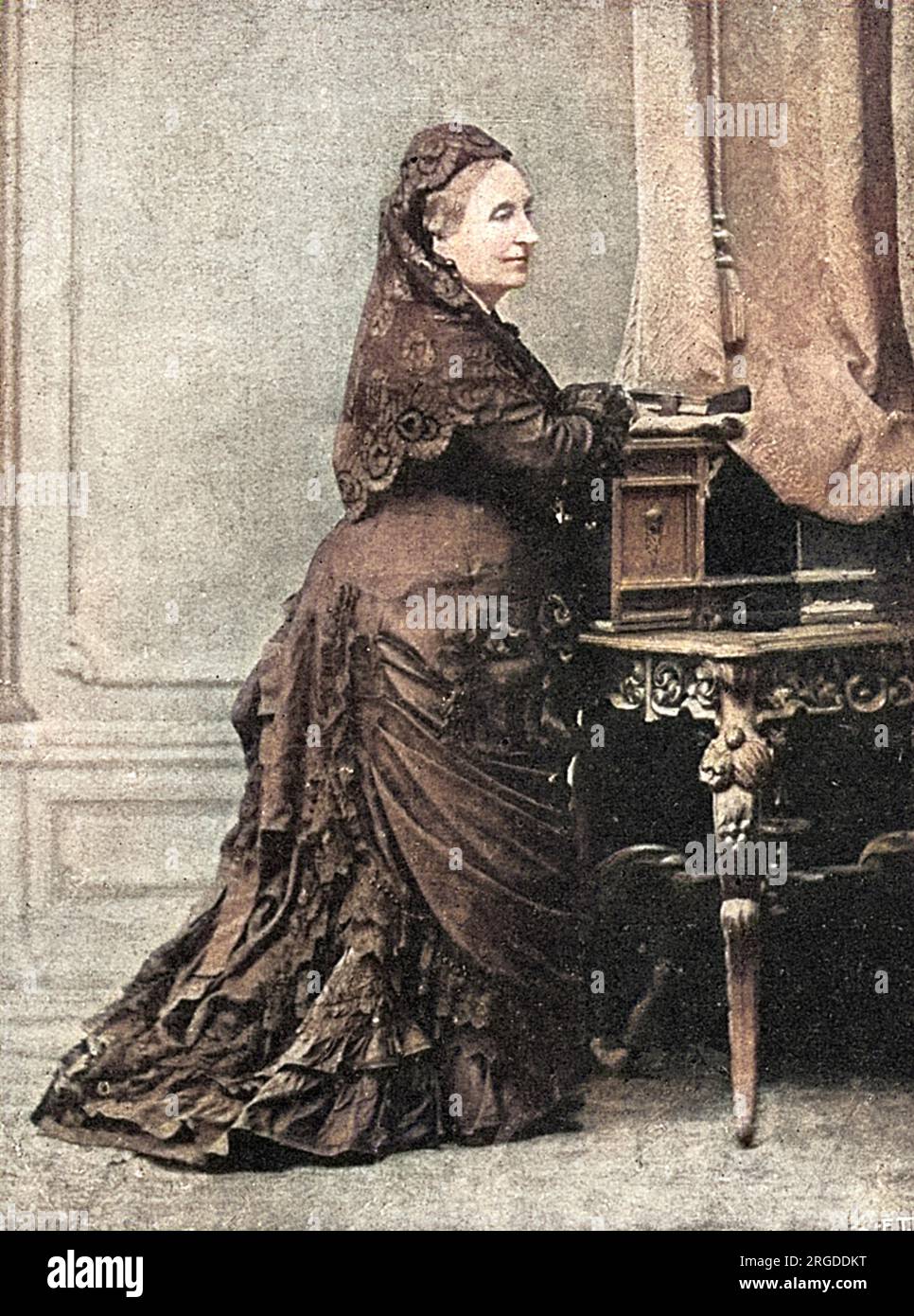 GIUSEPPINA STREPPONI, chanteuse d'opéra et seconde épouse de Verdi. Banque D'Images