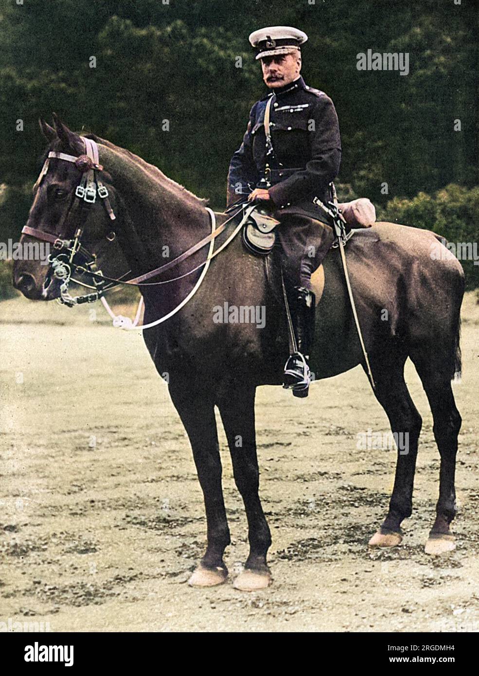 Une photographie du général (plus tard maréchal et comte) Sir Douglas Haig (1861-1928), après sa nomination comme commandant en chef de l'armée britannique, succédant à Sir John French, en décembre 1915. Banque D'Images