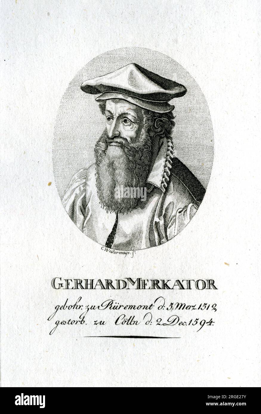 Gerhard Mercator - cartographe Banque D'Images