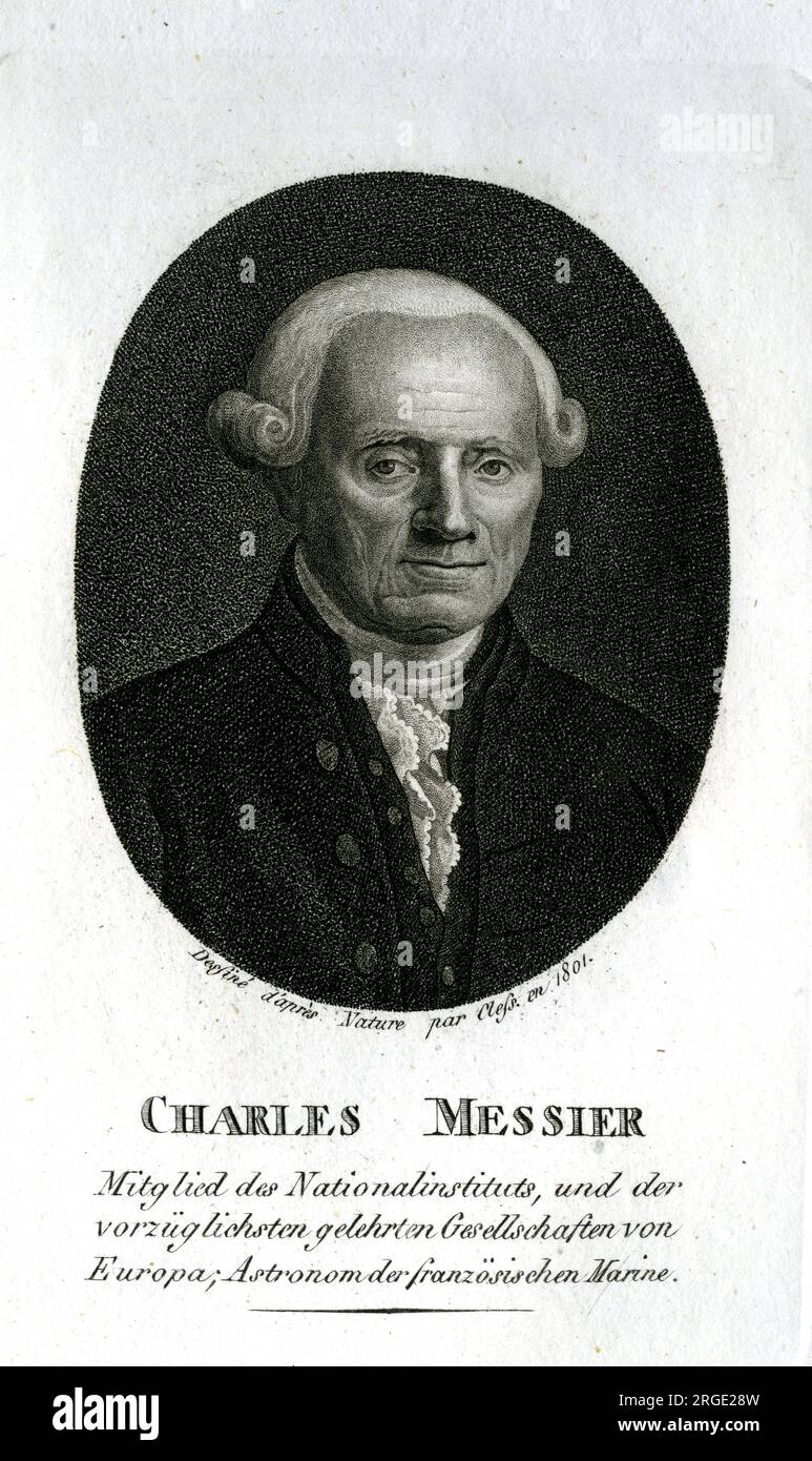 Charles Messier - astronome Banque D'Images