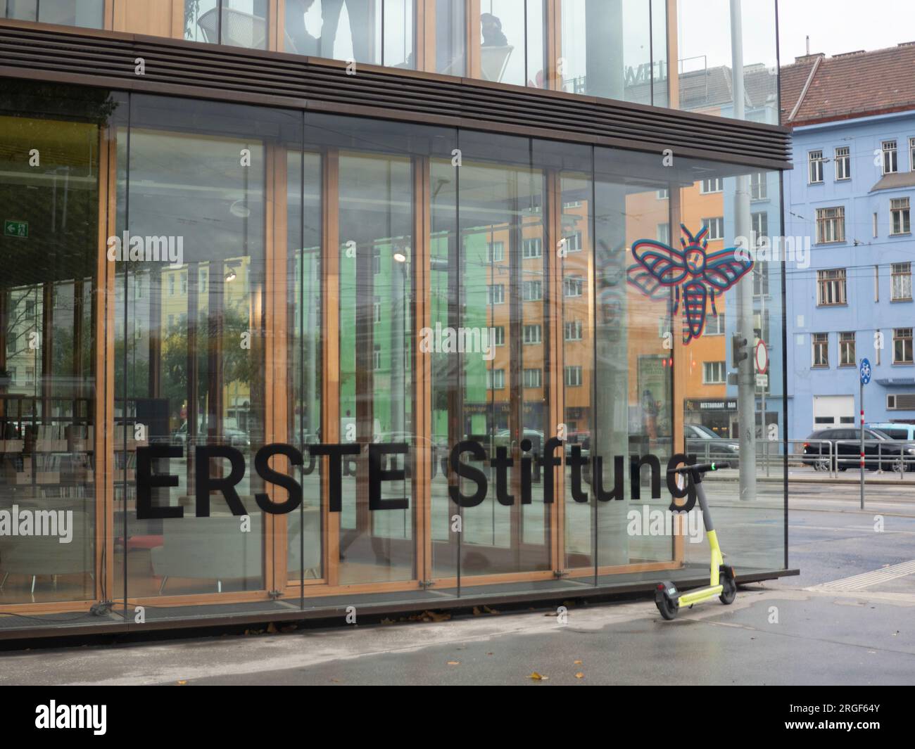Bureau de la Fondation ERSTE (ERSTE Stiftung) à Vienne, Autriche Banque D'Images