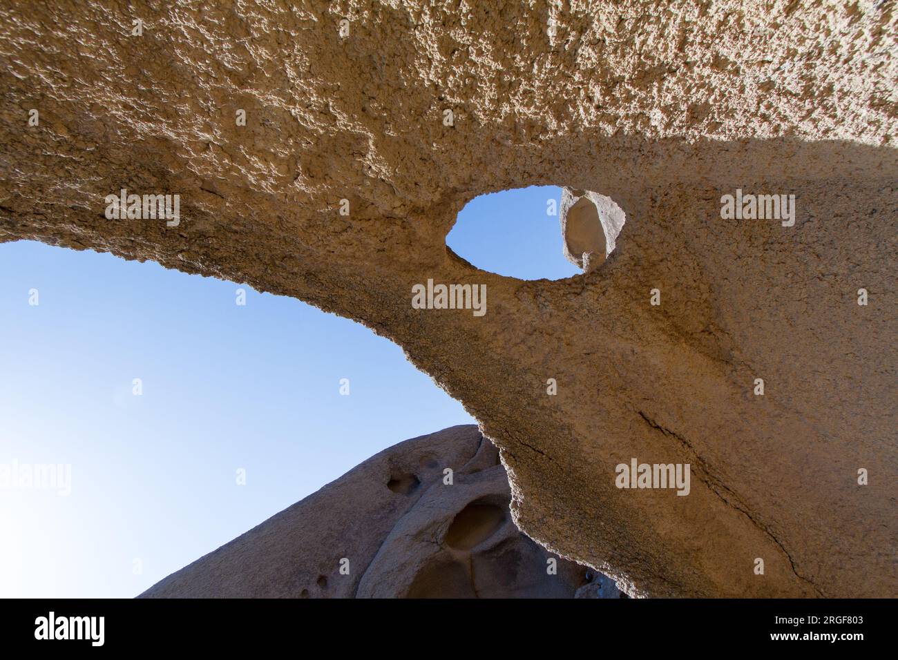 Grotte du Prince ahmed - les pierres de la grotte du prince ahmed forment la ville d'al rwaidah dans le gonernrate d'al qwaiaiah à l'ouest de riyad 240 km en Arabie Saoudite Banque D'Images