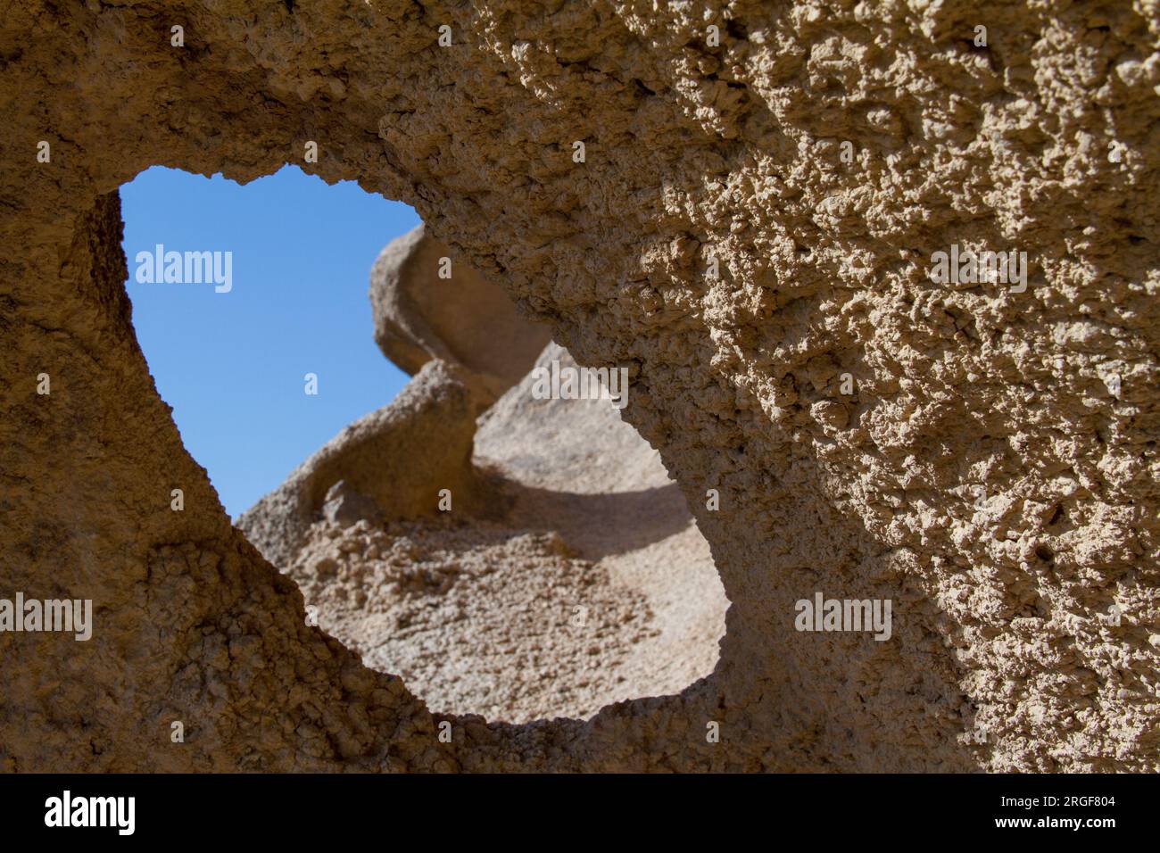 Grotte du Prince ahmed - les pierres de la grotte du prince ahmed forment la ville d'al rwaidah dans le gonernrate d'al qwaiaiah à l'ouest de riyad 240 km en Arabie Saoudite Banque D'Images