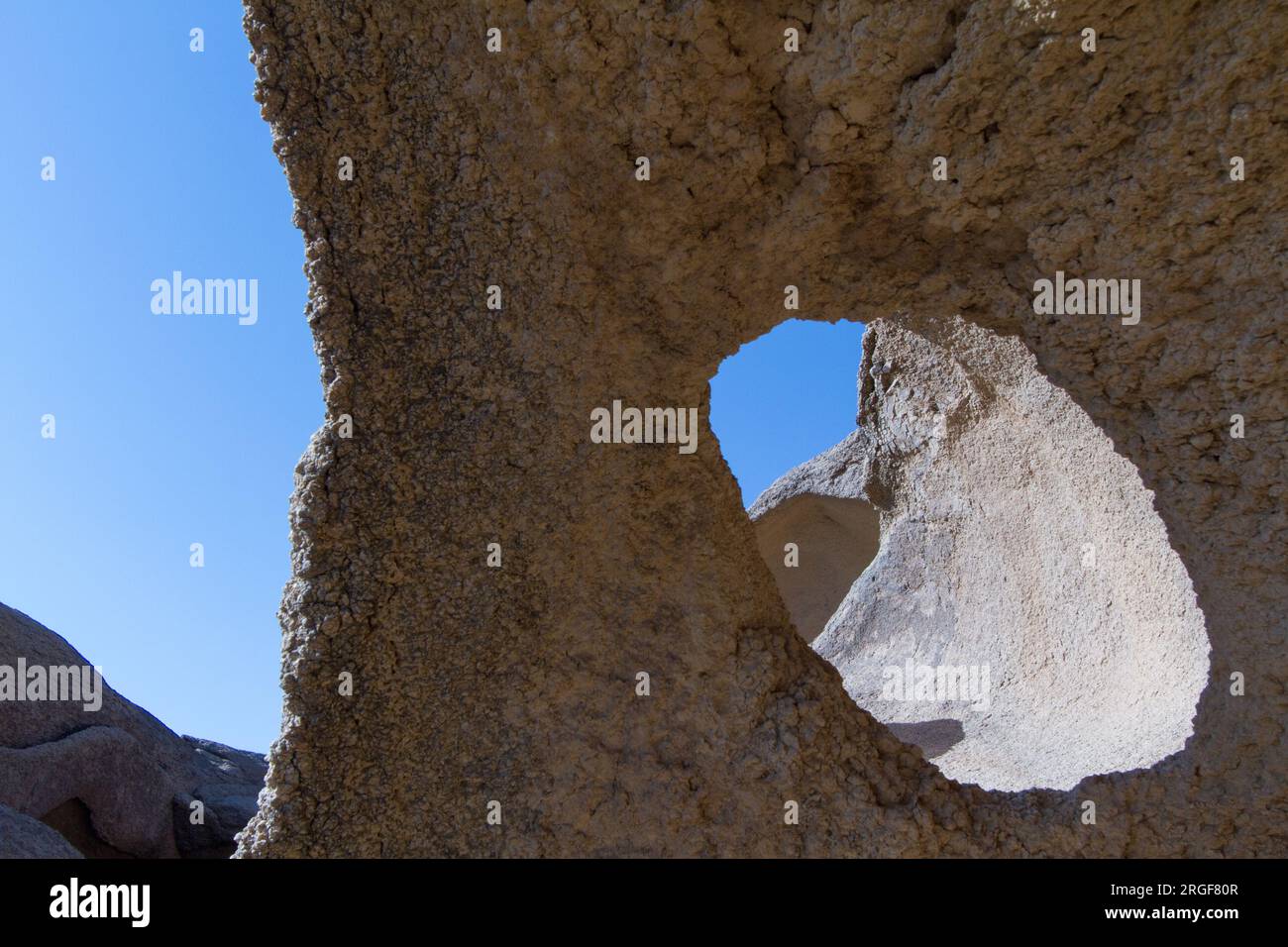 Grotte du Prince ahmed - les pierres de la grotte du prince ahmed forment la ville d'al rwaidah dans le gonernrate d'al qwaiaiah à l'ouest de riyad 240 km en Arabie Saoudite Banque D'Images