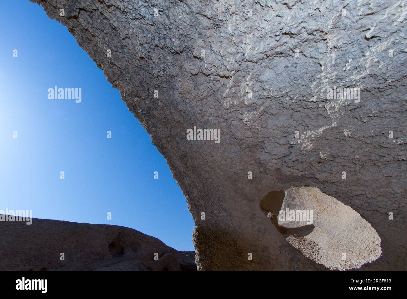 Grotte du Prince ahmed - les pierres de la grotte du prince ahmed forment la ville d'al rwaidah dans le gonernrate d'al qwaiaiah à l'ouest de riyad 240 km en Arabie Saoudite Banque D'Images