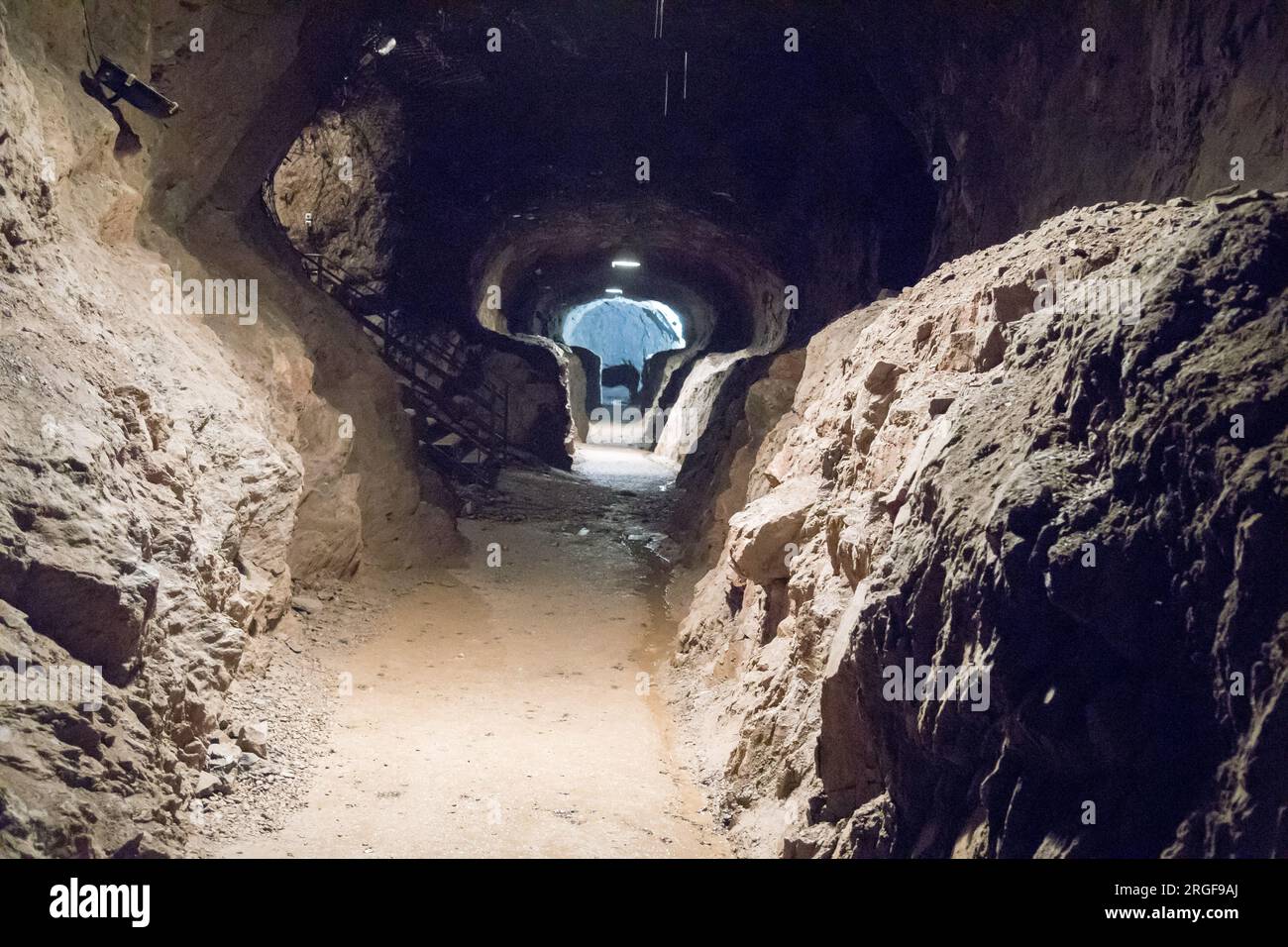 Complexe Osowka du projet Riese à Gluszyca, Pologne. En 1943, l'Allemagne nazie a commencé une construction souterraine à grande échelle appelée Riese (géant). Dans le Banque D'Images